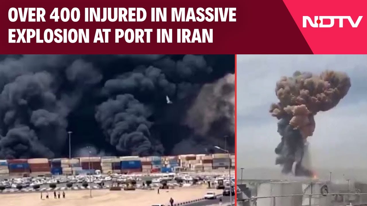 Iran Blast News | Over 400 Injured In Massive Explosion At Iran's Most Advanced Port