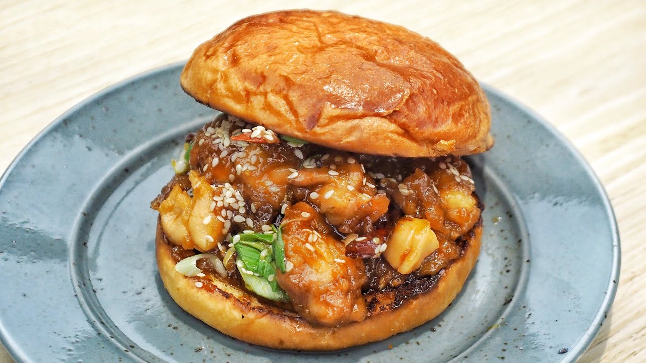 General TSO Chicken Burger Tarifi