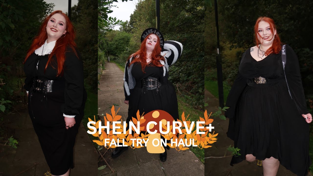 $350 Shein Curve+ Alternative Fall Try On Haul | Plus Size 30/32