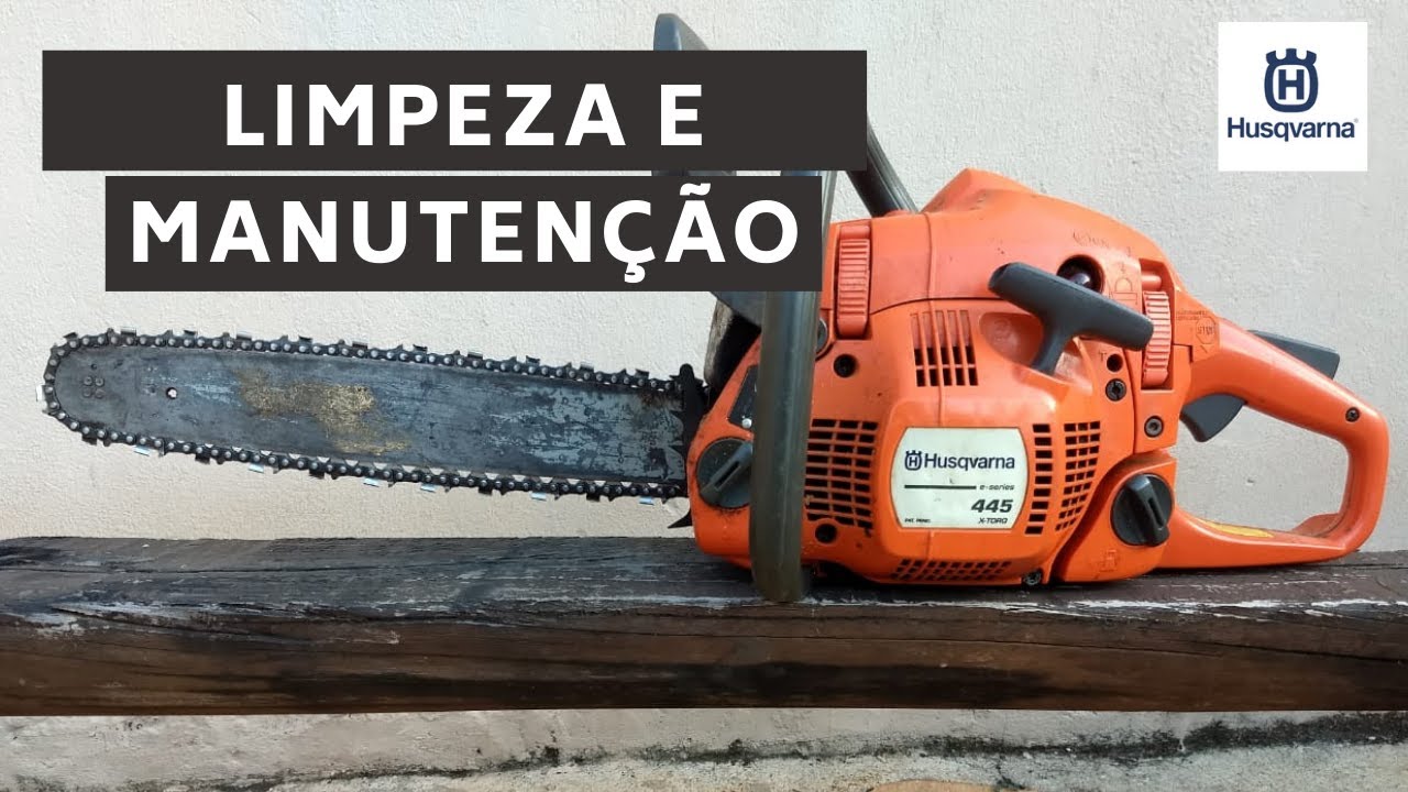 Como fazer limpeza e manutenção preventiva da motosserra