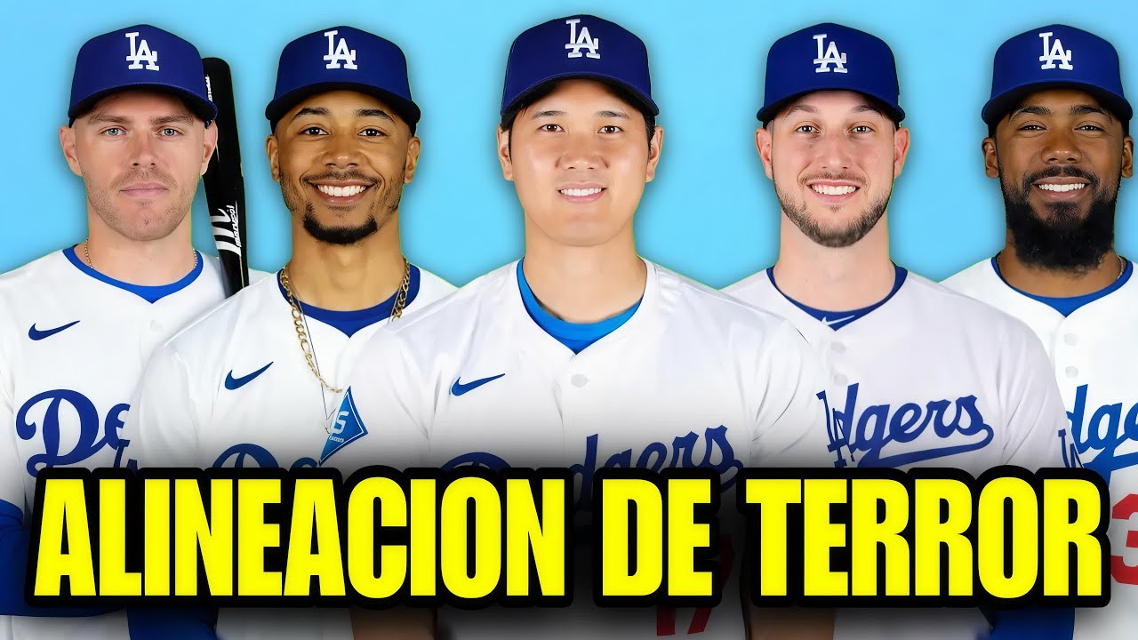 LA ALINEACION DE TERROR DE LOS DODGERS PARA ESTE 2026 EN MLB!