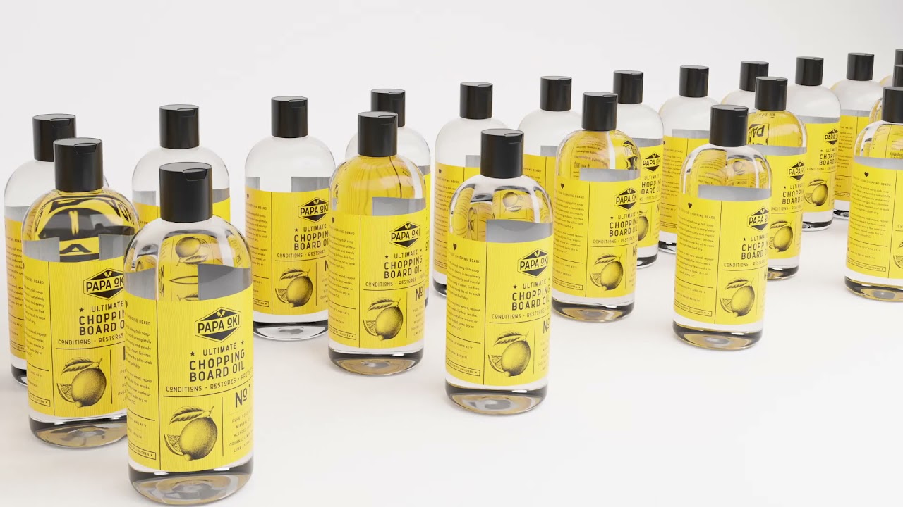 Papa Oki Mineral Oil for Cutting Boards