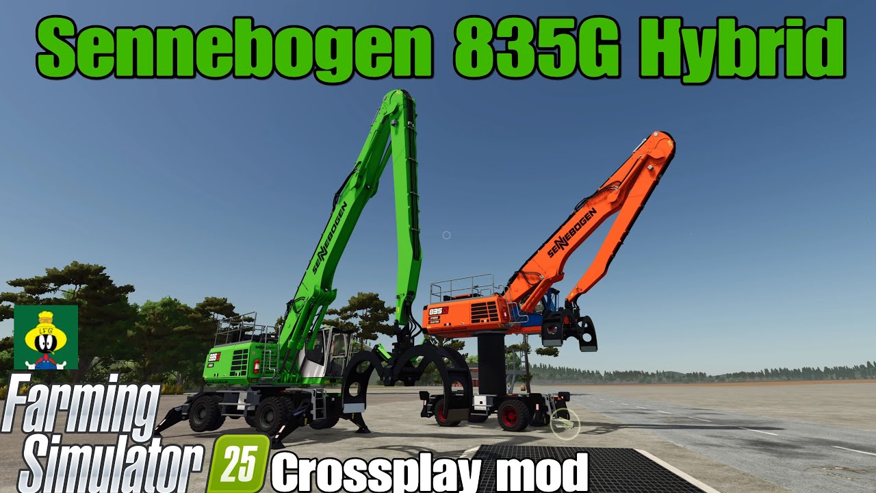 Мод кроссплея Sennebogen 835G Hybrid / FS25