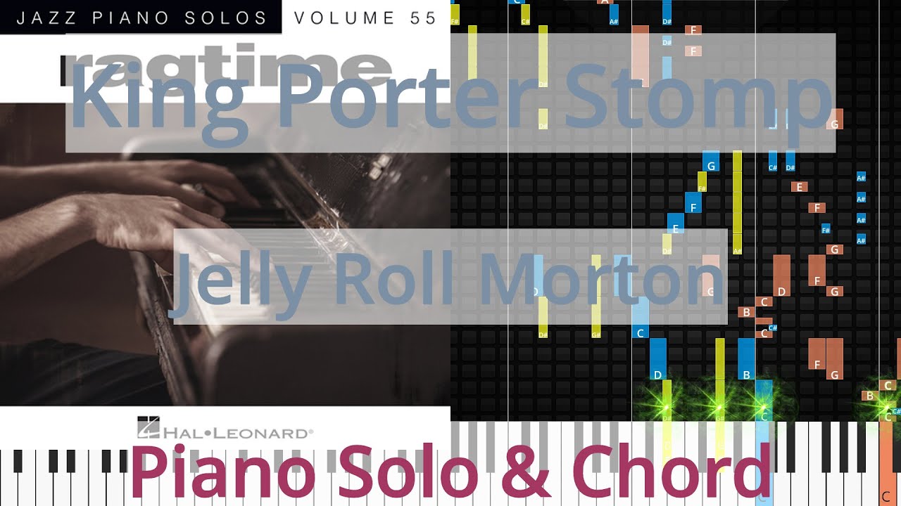 🎹King Porter Stomp, Solo & Chord, Jelly Roll Morton, Synthesia Piano