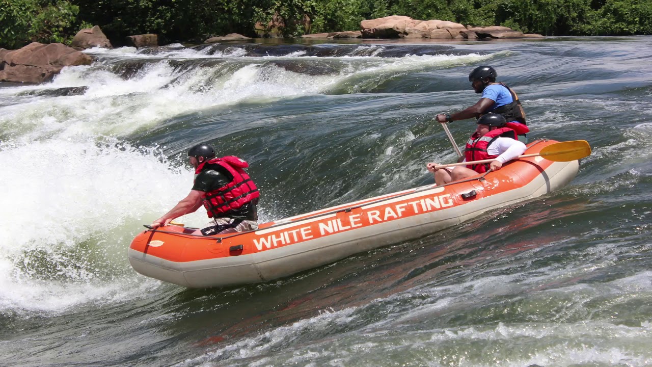 Rafting, grade 5/6 river, White Nile, Uganda
