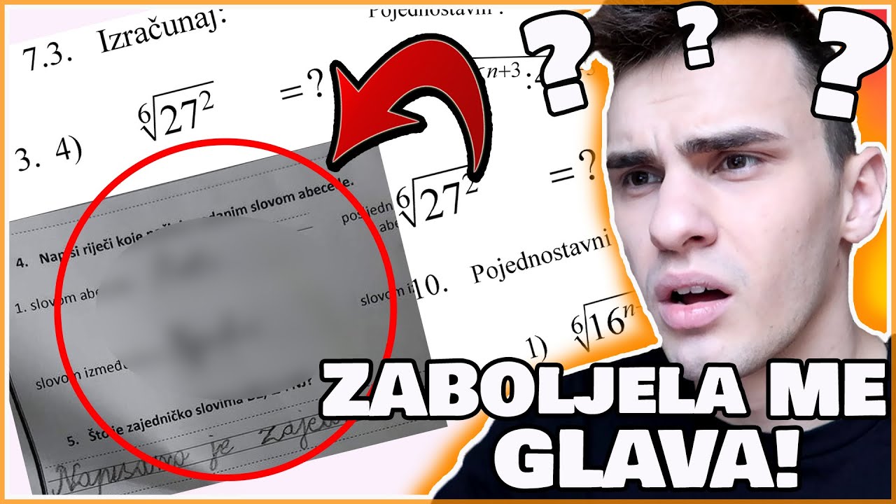 Rje&scaron;avam va&scaron;e domaće zadaće! *Part 1