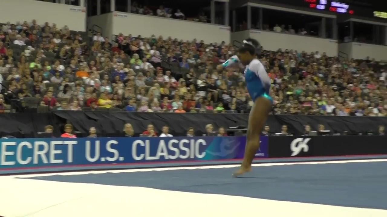 Simone Biles (2015) and Madison Kocian (2017) Floor Music Swap