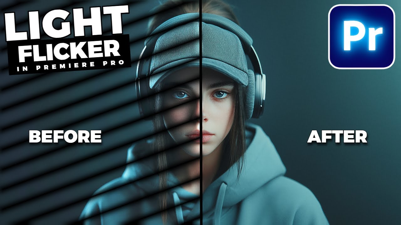 Как убрать мерцание света в Premiere Pro