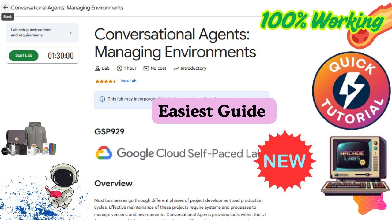 Conversational Agents: Managing Environments #GSP929  Easiest Guide  #qwiklabs #arcade