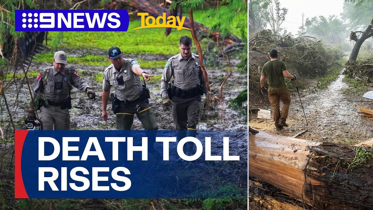 Death toll rises in deadly Texas floods | 9 News Australia