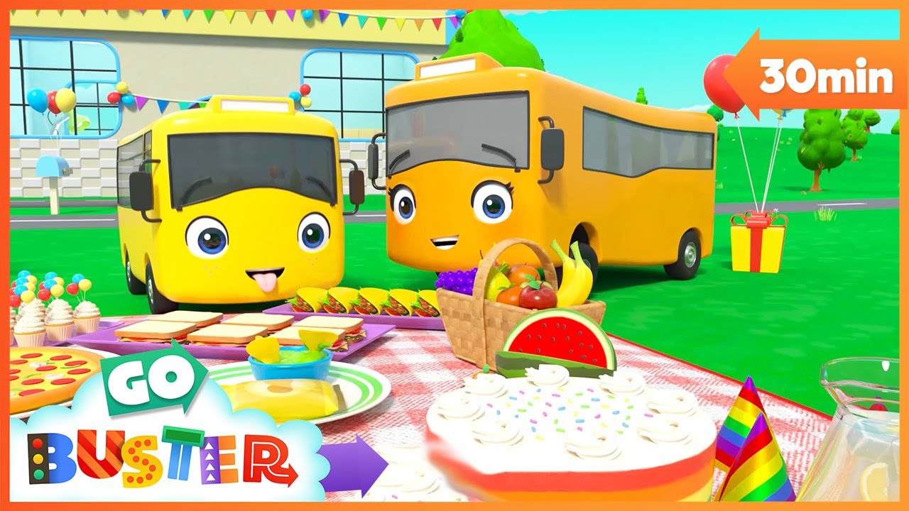Buster Saves His Friends | Go Buster | Baby Cartoon | Kids Video