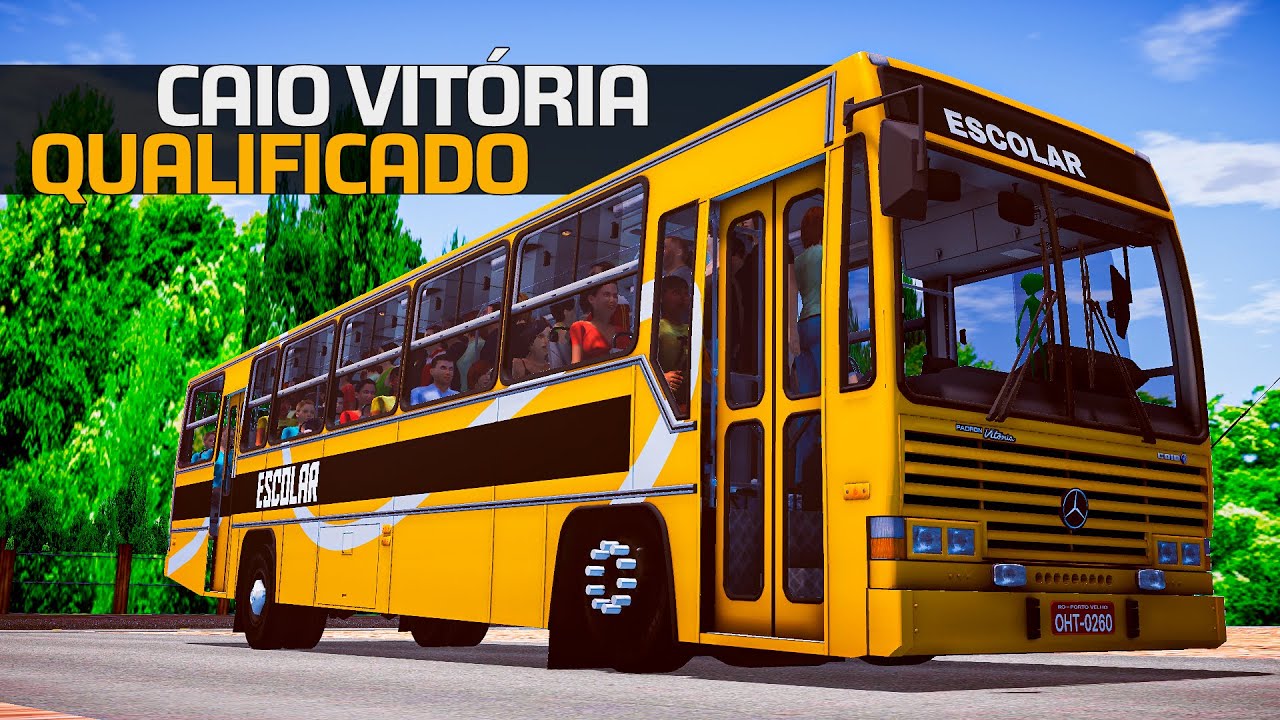 Caio Vitória MB OF-1620 Escolar Qualificado - Proton Bus Mods