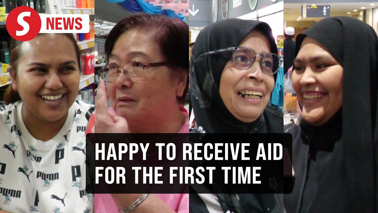 Shoppers willing to endure long queues to spend RM100 Sara aid