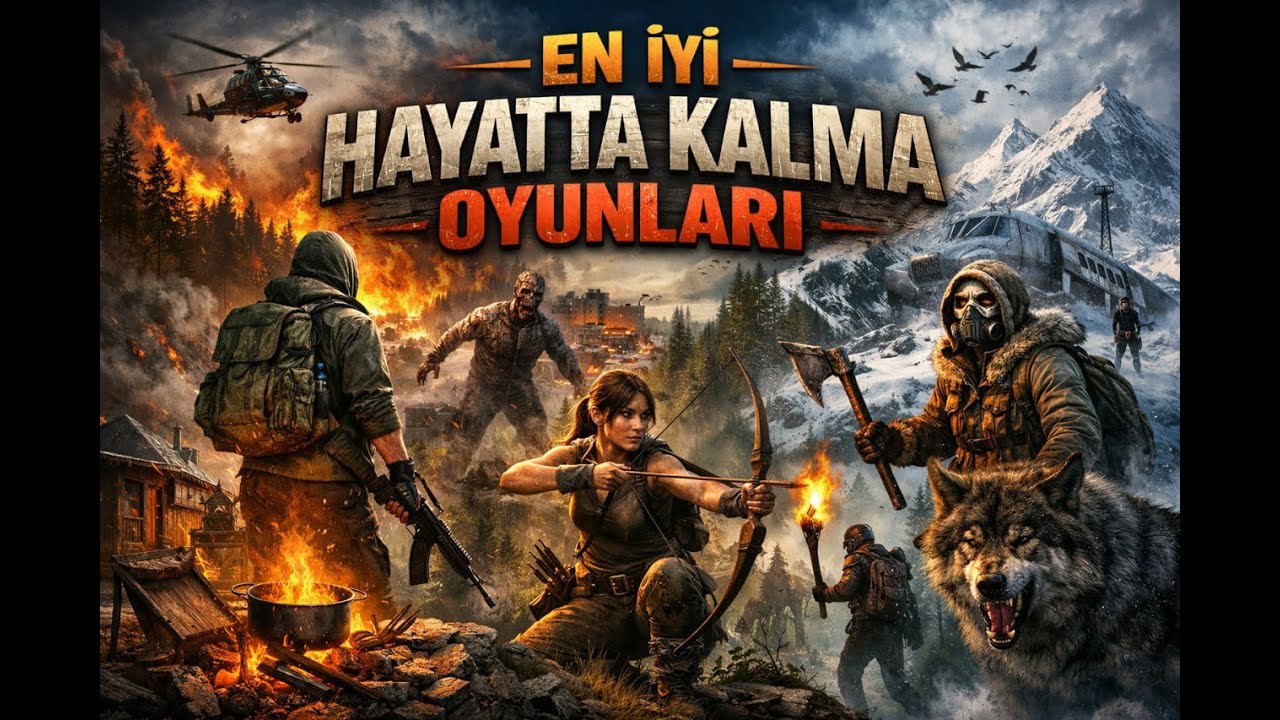 En İyi Hayatta Kalma Oyunları 🔥 | TOP 15