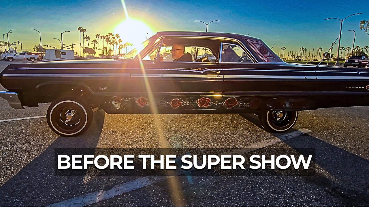 Before the Super Show | Lowriders Loading In at Dawn