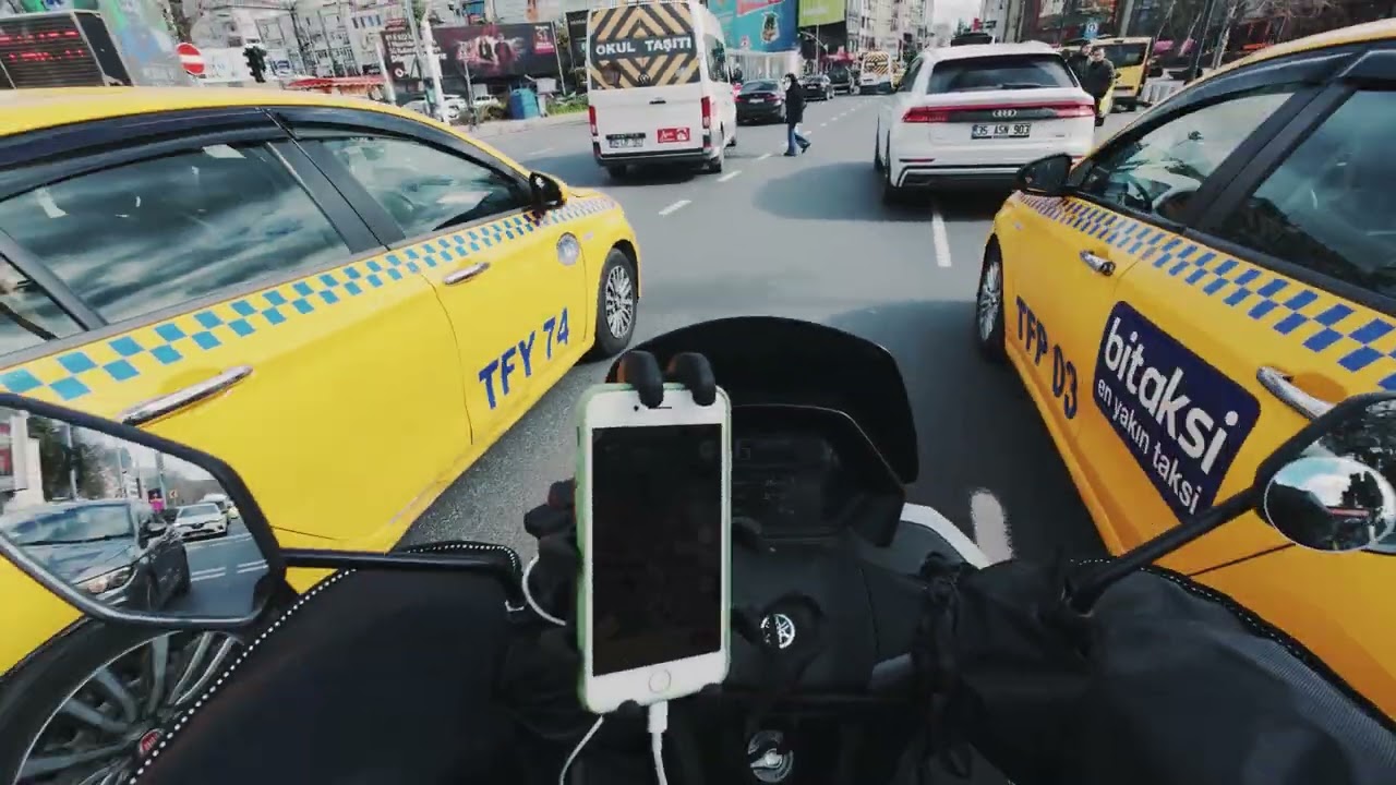 Yamaha Nmax Tech Max 125cc | Ortaköy istanbul POV Scooter Winter