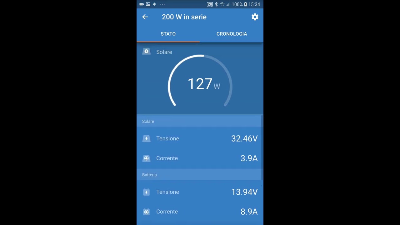 Regolatore MPPT Victron Smartsolar con Bluetooth