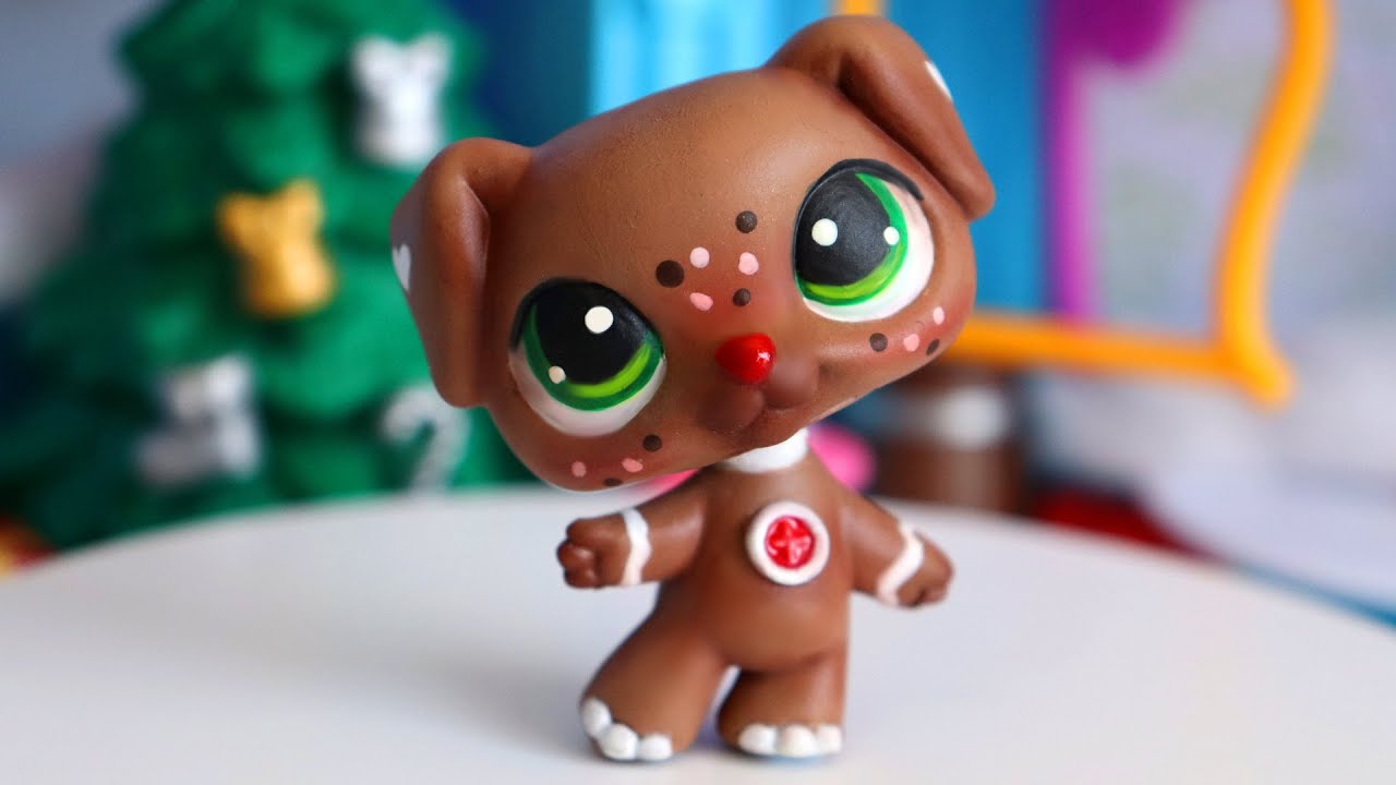 Создание праздничной имбирной куклы LPS на заказ (арт-кукла Littlest Pet Shop)