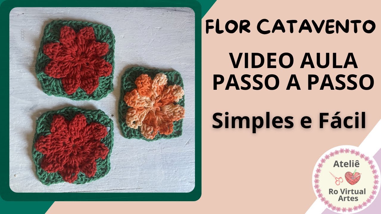 Flor 🌸 Catavento Passo a Passo, maneira simples e F&aacute;cil 2026