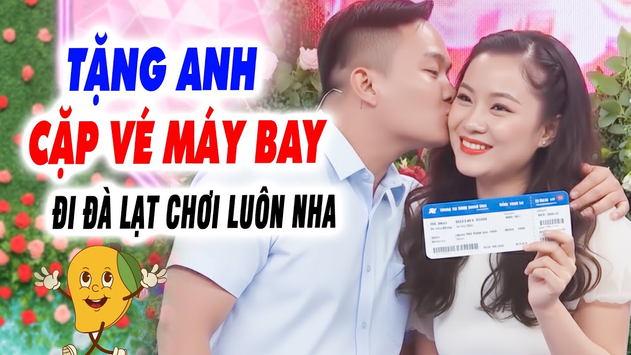 NỮ ĐẠI GIA đi tìm chồng gặp em trai kém tuổi TẶNG VÉ MÁY BAY ôm hôn nồng cháy - Hẹn Hò Quyền Linh