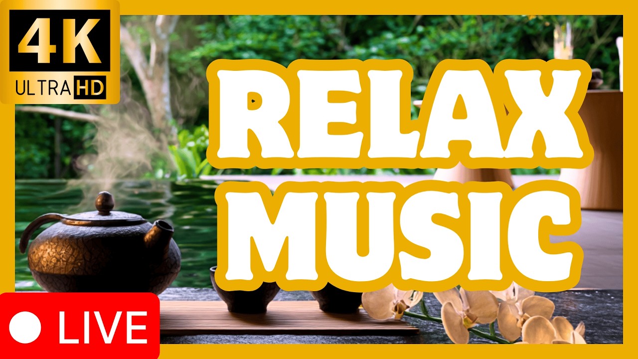 🔴 LIVE 24/7 Focus Music (4K) 🎧 Deep Study & Work Background Music for Concentration