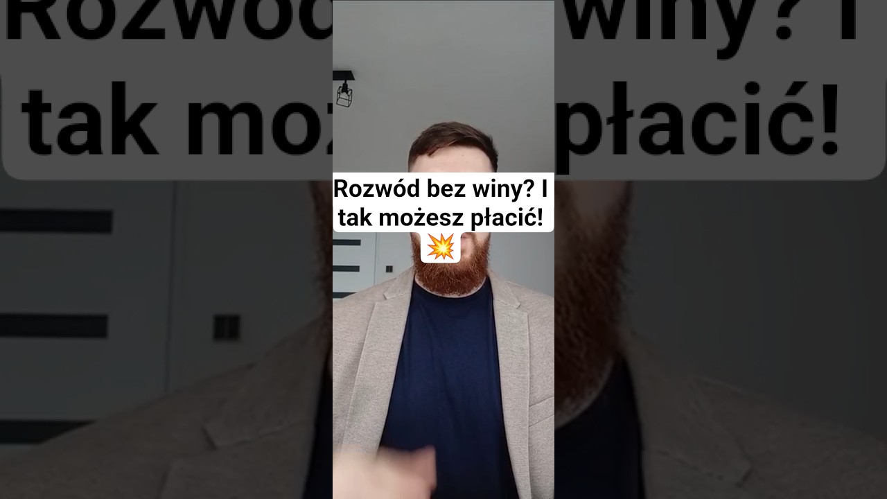 Rozw&oacute;d bez winy? I tak możesz płacić! 💥#rozstanie #rozw&oacute;d #zdrada #praworodzinne #adwokat