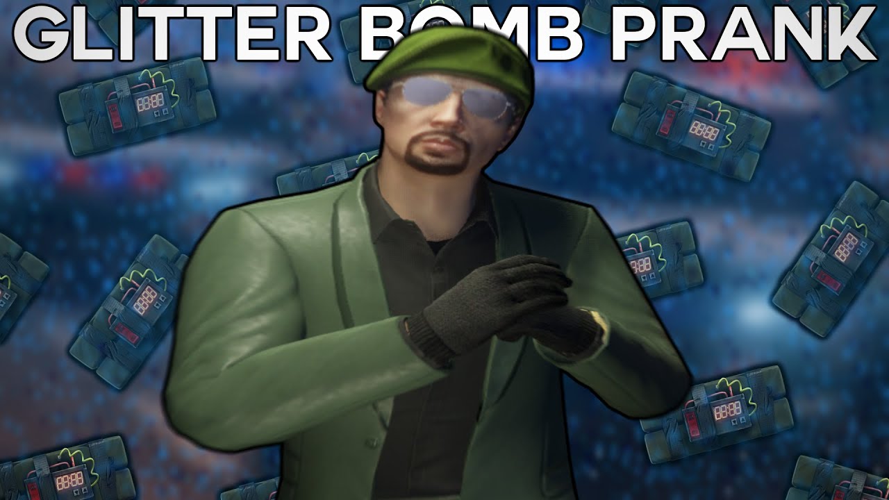 LEO ESCOBAR IN THE GLITTER BOMB PRANK!
