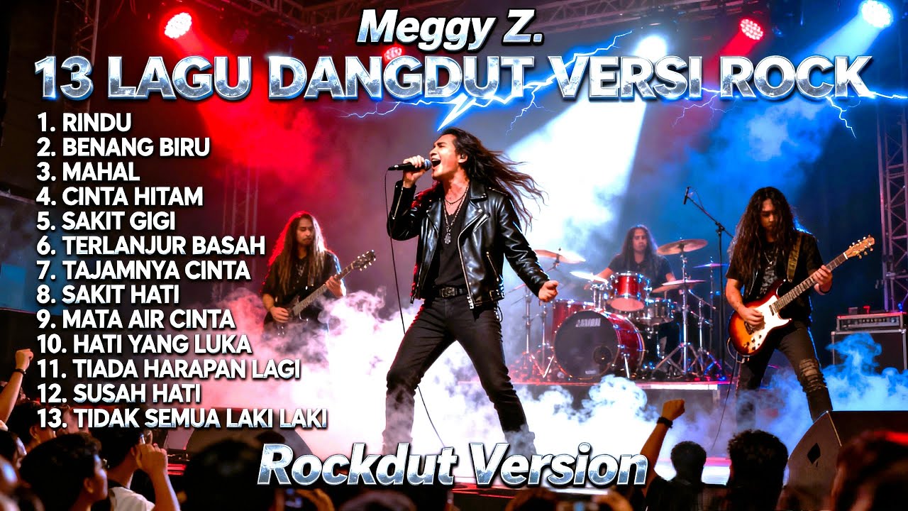 Kumpulan 13 Lagu Dangdut Meggy Z Versi Rock Metal | Aransemen Terbaik & Paling Enerjik