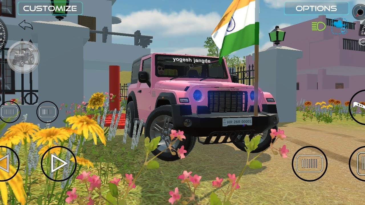 Modified Mahindra Thar games indian pink Thar gadi wala game Android game - #2026 