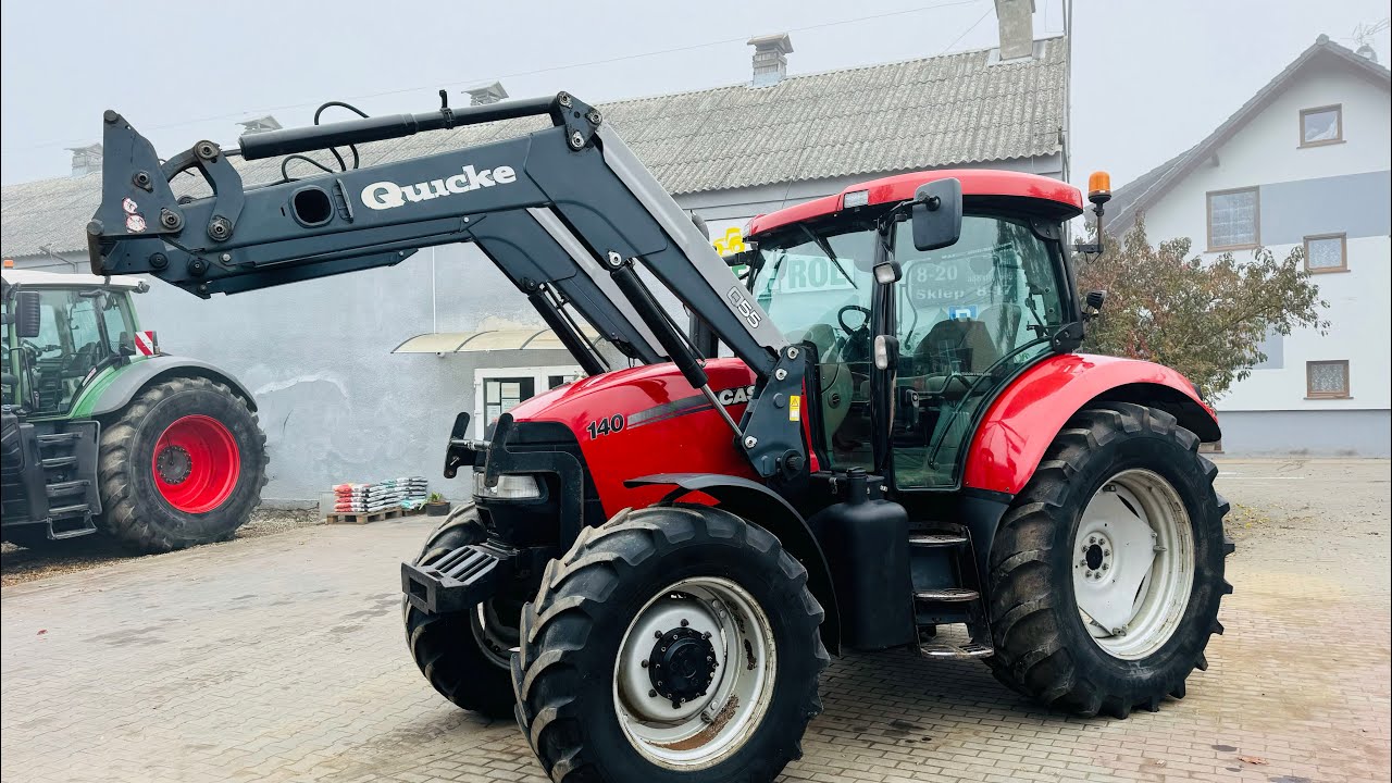CASE MAXXUM 140, 2007r z turem QUICKE Q55, miękka oś i kabina,cały w oryginale,na sprzedaż *PESTROL*