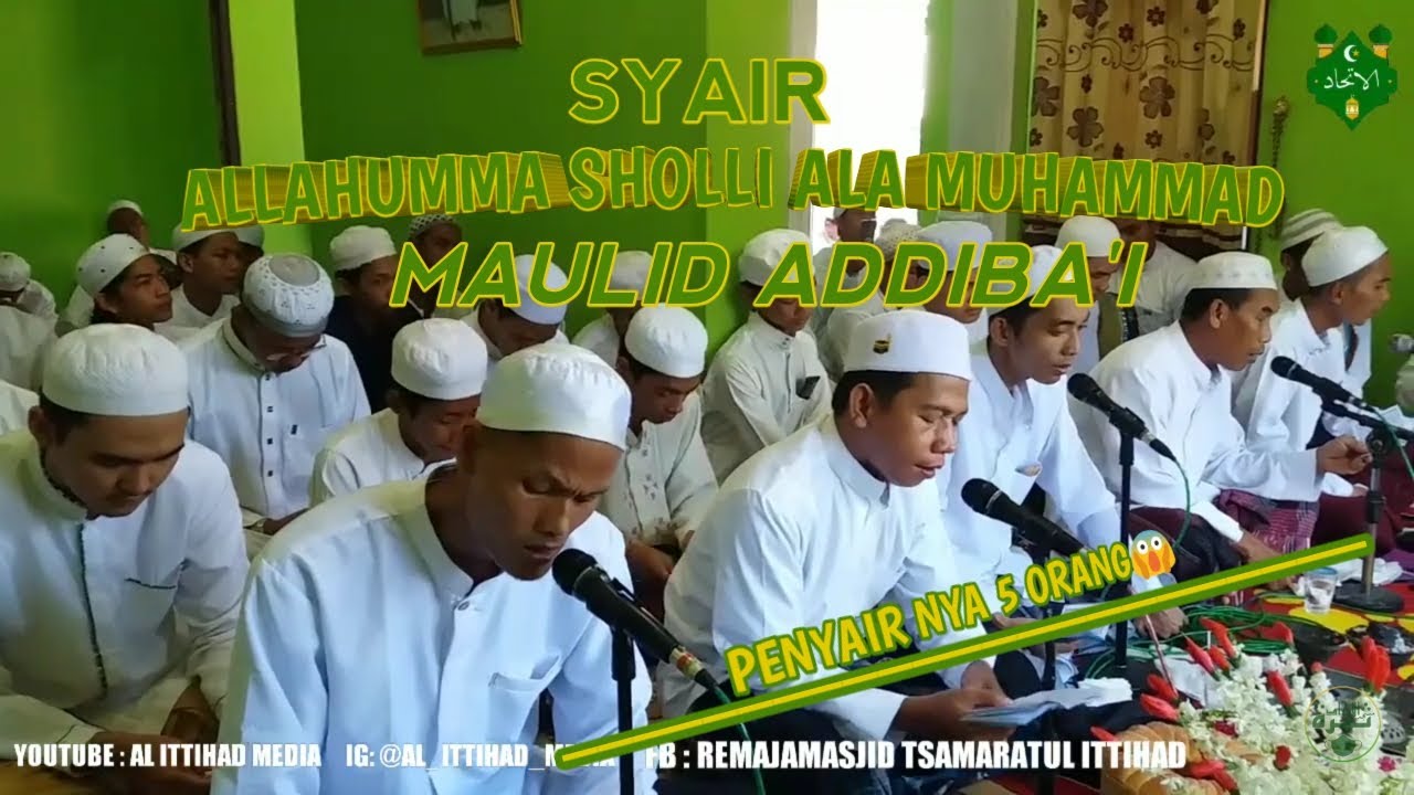 MAULID AD DIBA'i , SYAIR 