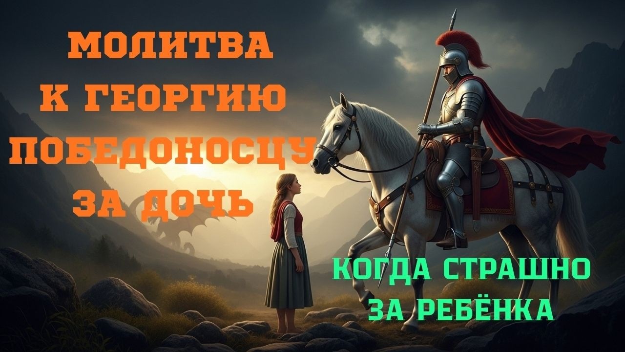 МАТЕРИНСКАЯ МОЛИТВА К ГЕОРГИЮ ПОБЕДОНОСЦУ ЗА ДОЧЬ ПОСТАВИТ ЩИТ ОТ ЗЛЫХ ЛЮДЕЙ, ТРАВЛИ И БЕДЫ.