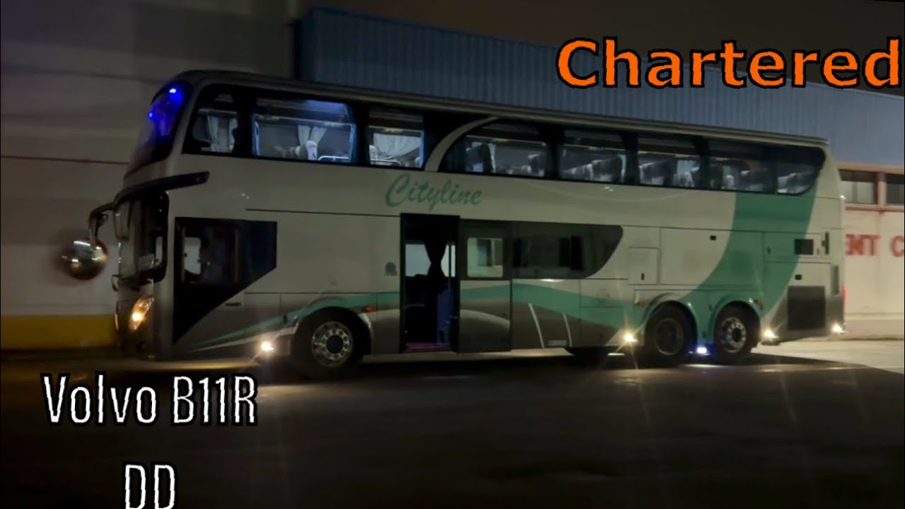 [Joyride] Cityline Volvo B11R SC Chivalrous Double Deck PZ998U on Chartered Tour