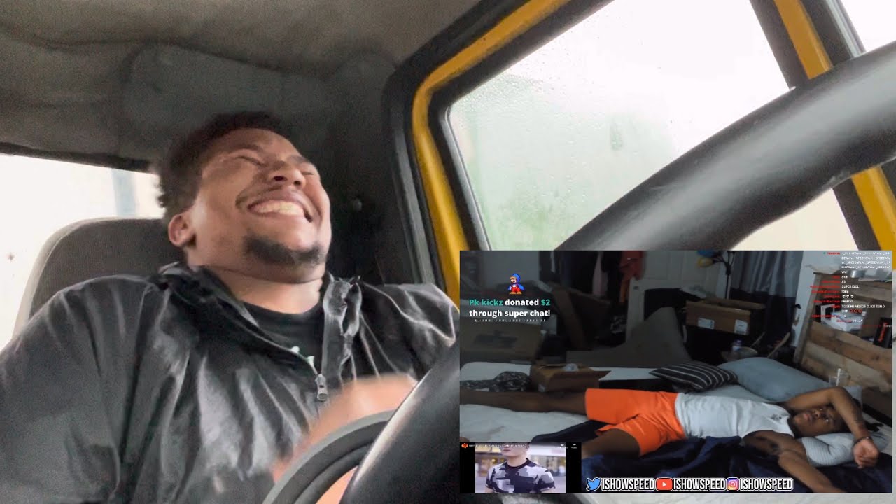 iShowSpeed SLEEP STREAMS WITH HILARIOUS CLIPS | REACTION
