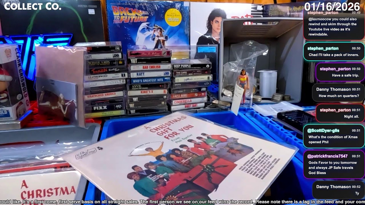 LIVE Vinyl Record Sale (Friday, 01/16/2026)
