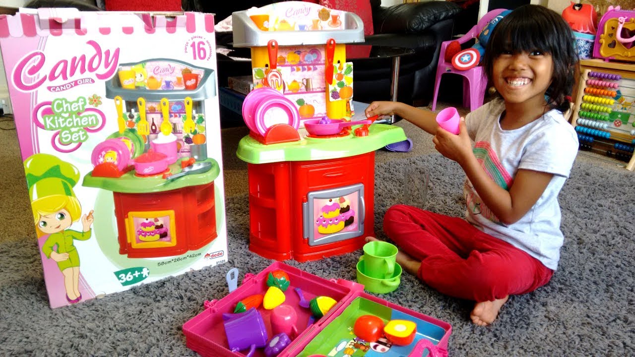 Kids Kitchen Playset Surprise Unboxing and Playtime | Cooking Role Play