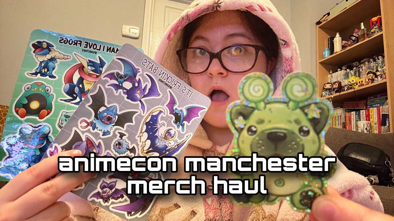 animecon manchester merch haul ✨
