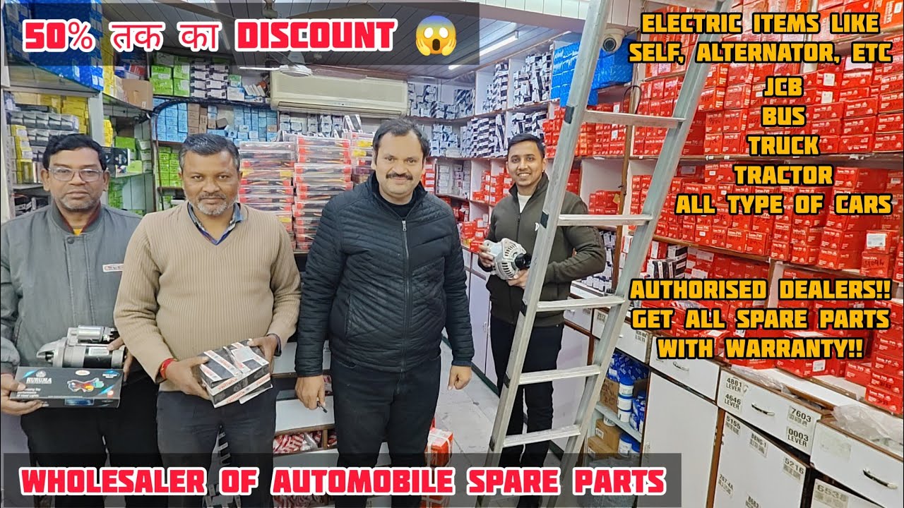50% off on Spare Parts 😱| Asia's No 1 Wholesale Market of Automobile Spare Parts | सबसे सस्ती Market