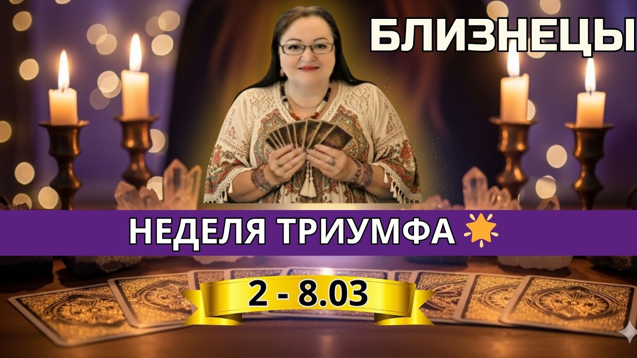🔮 БЛИЗНЕЦЫ ♊ Карта МИР выпала! Неделя УСПЕХА и завершений — вы к этому шли!