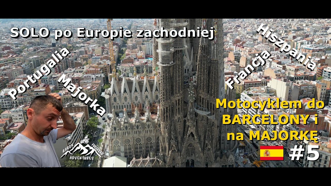 Motocyklem po Europie Zachodniej #5 | BARCELONA i prom na MAJORKĘ | Western Europe Trip