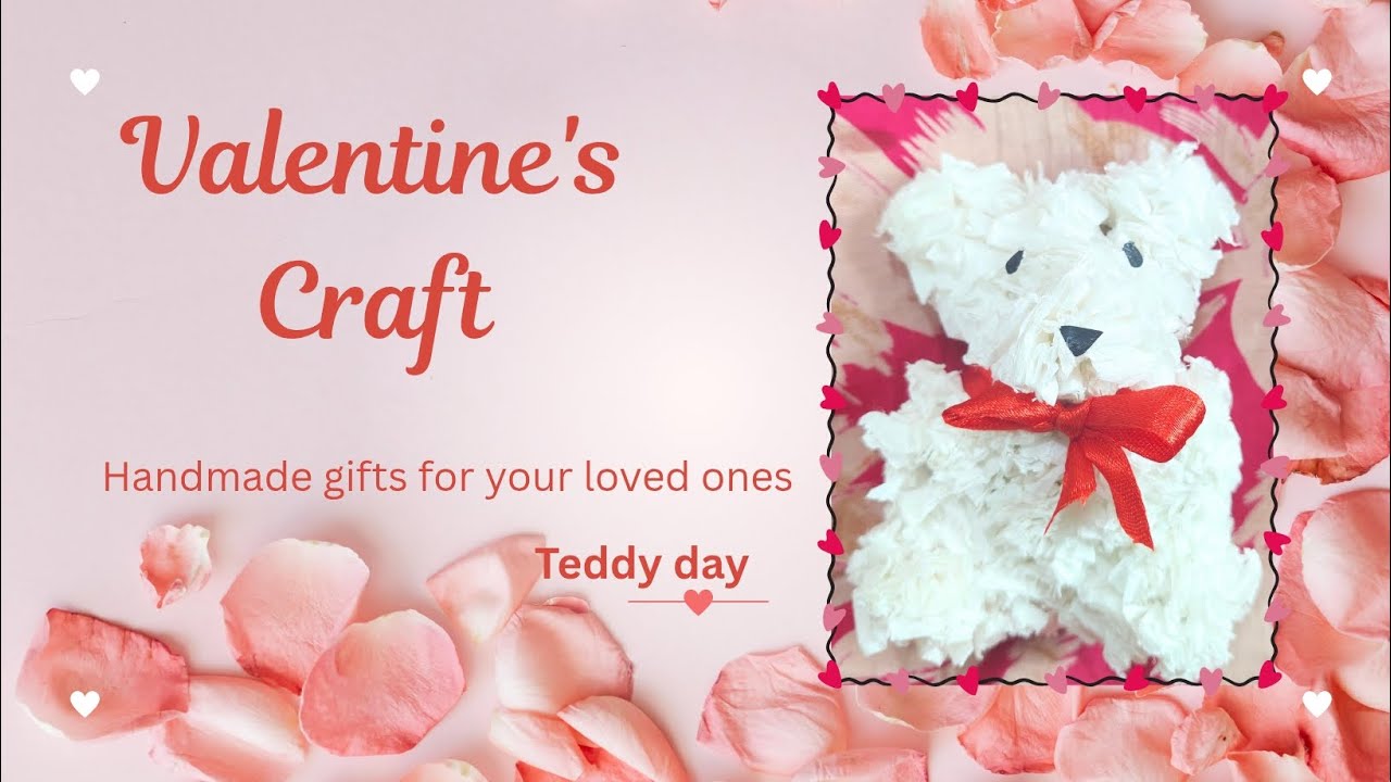 DIY teddy bear | tissue paper craft ideas | best out of waste | paper craft idea #shorts #diy #craft