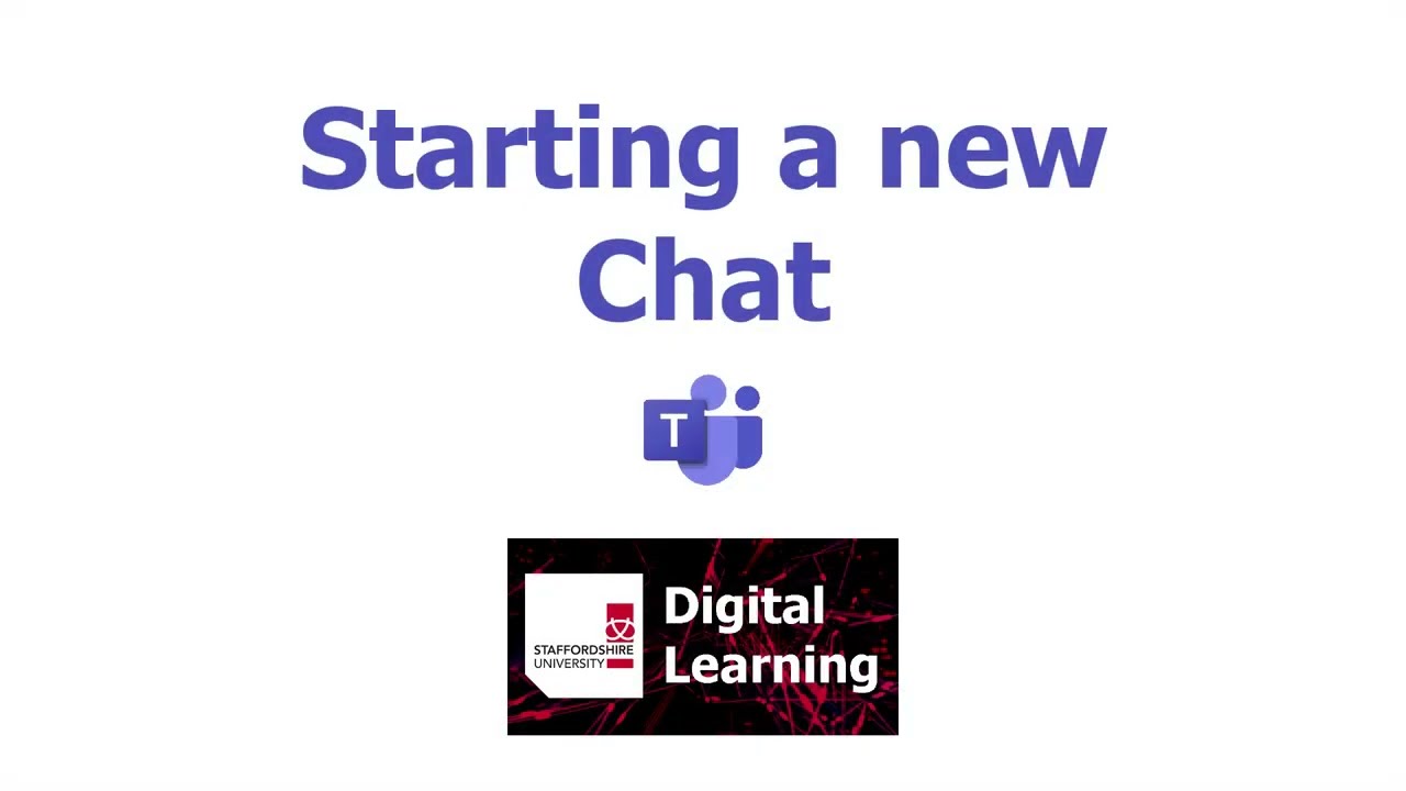Microsoft Teams Tutorial - Using Chat - Starting a new Chat - 1