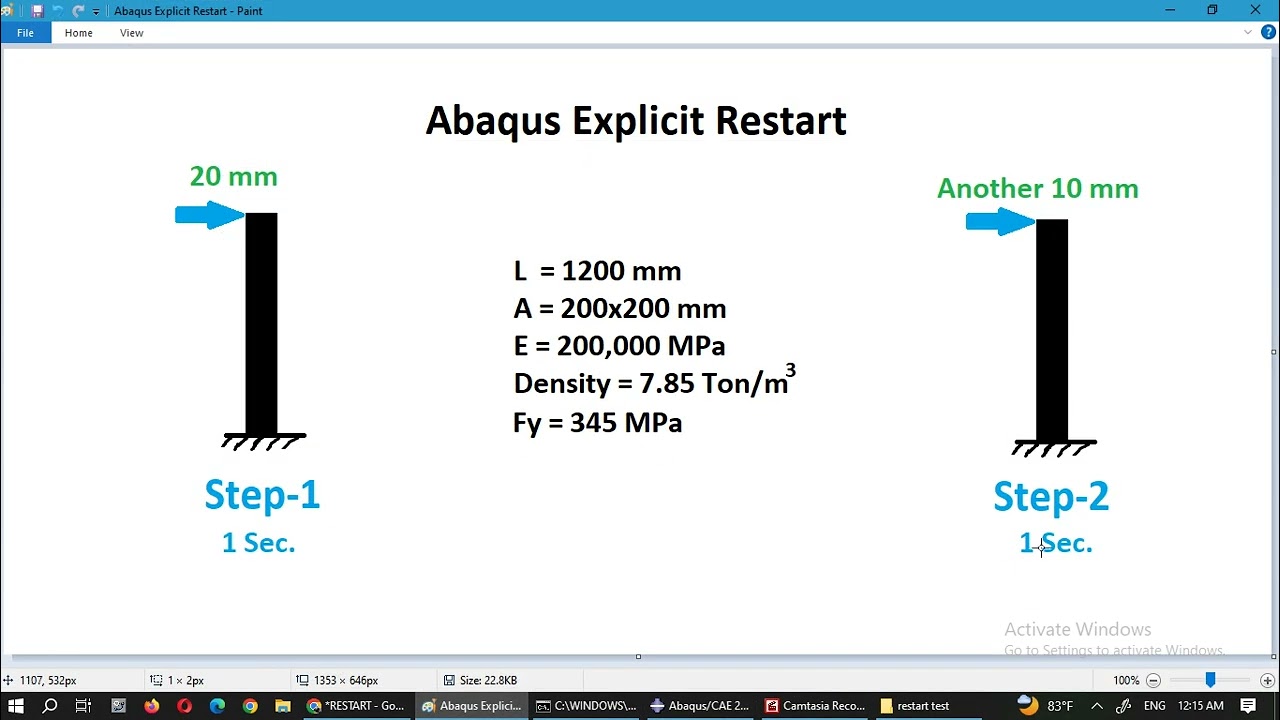 Abaqus Explicit Restart