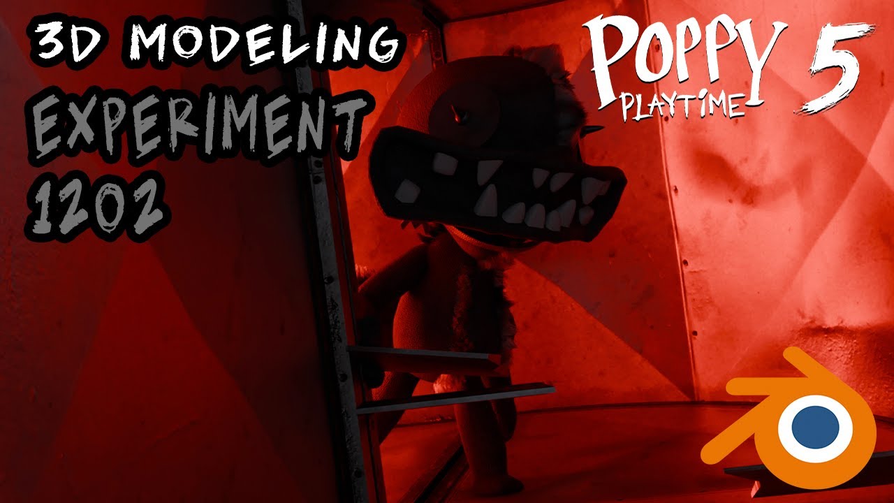 Домашнее обучение с Фином - Эксперимент 1202 3D-модель #poppyplaytimechapter5 #blender3d