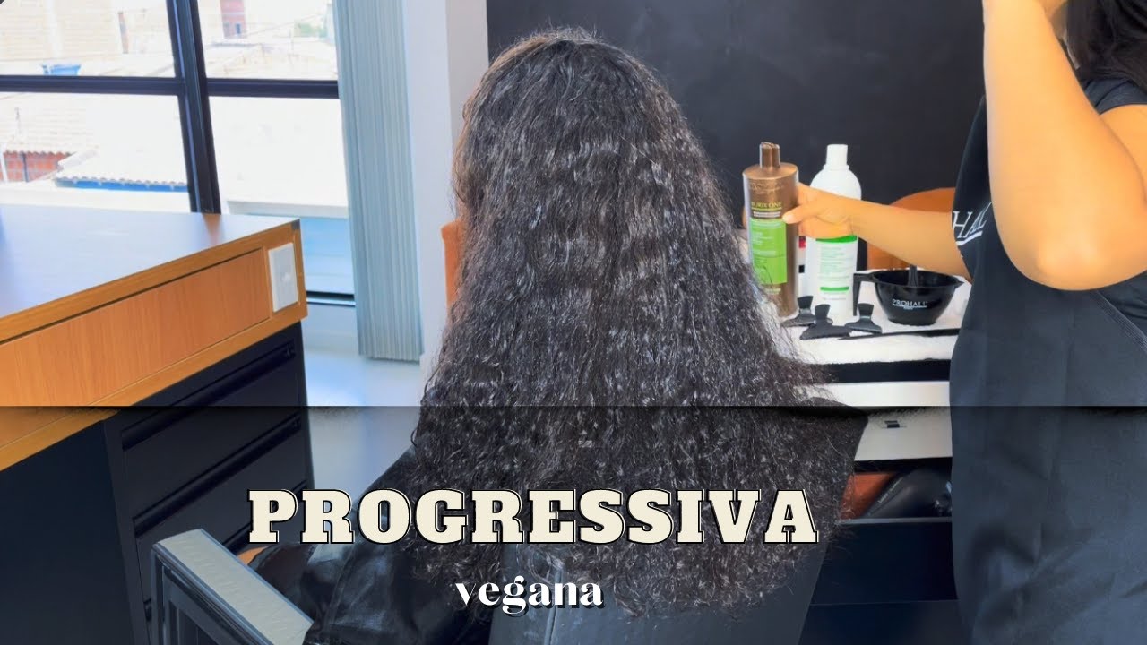 COMO FAZER PROGRESSIVA EM UM CABELO CACHEADO - LISO NATURAL DE PRIMEIRA SEM USAR FORMOL