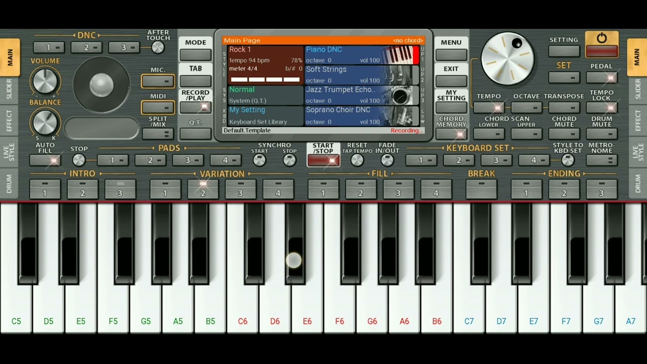 Piano Music in mobile - Org 2023 | How to play piano #piano #tutorial