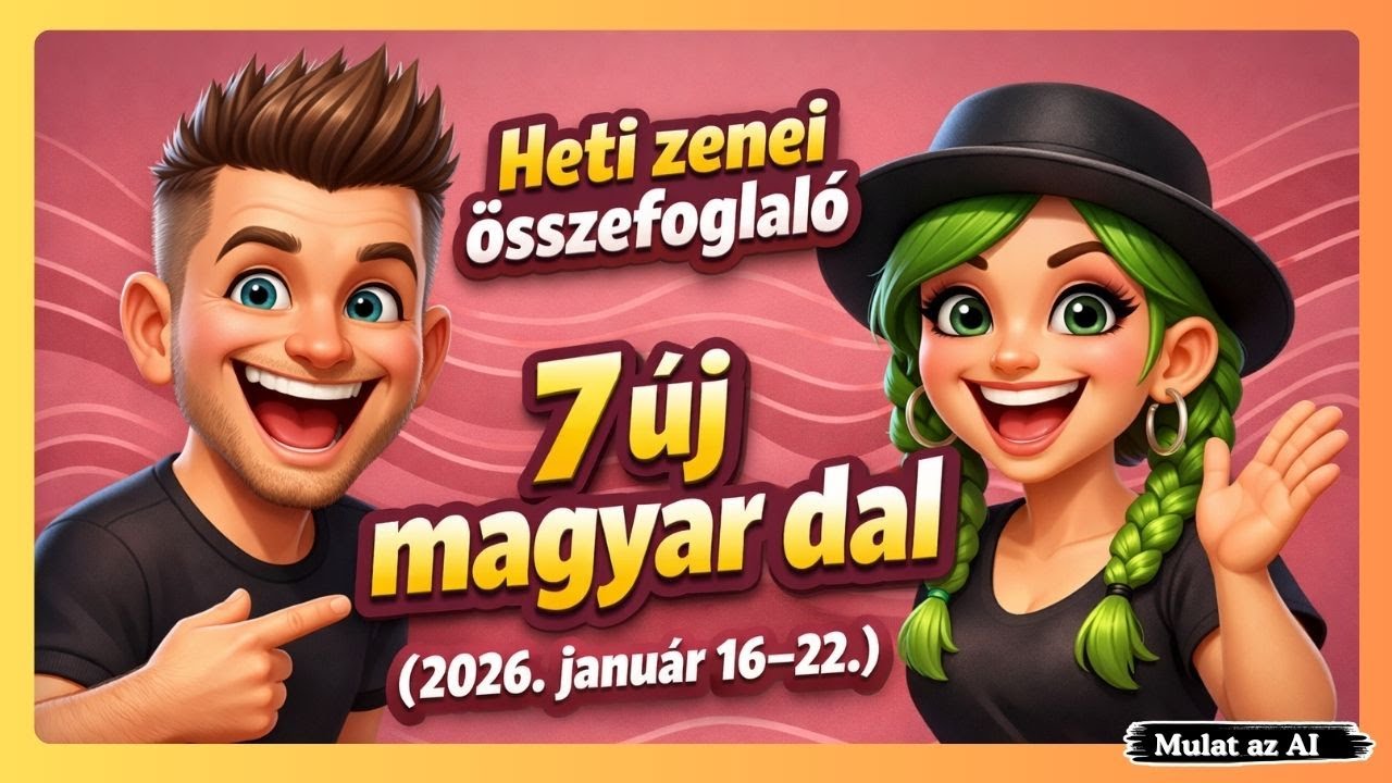 Heti zenei összefoglaló – 7 új magyar dal (2026. január 16–22.)  ⁨@MulatazAIEnglish   🎵