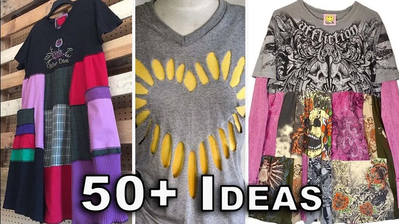 DIY: 50+ EASY Upcycled Tshirt Ideas That Look Like They Came From a Boutique