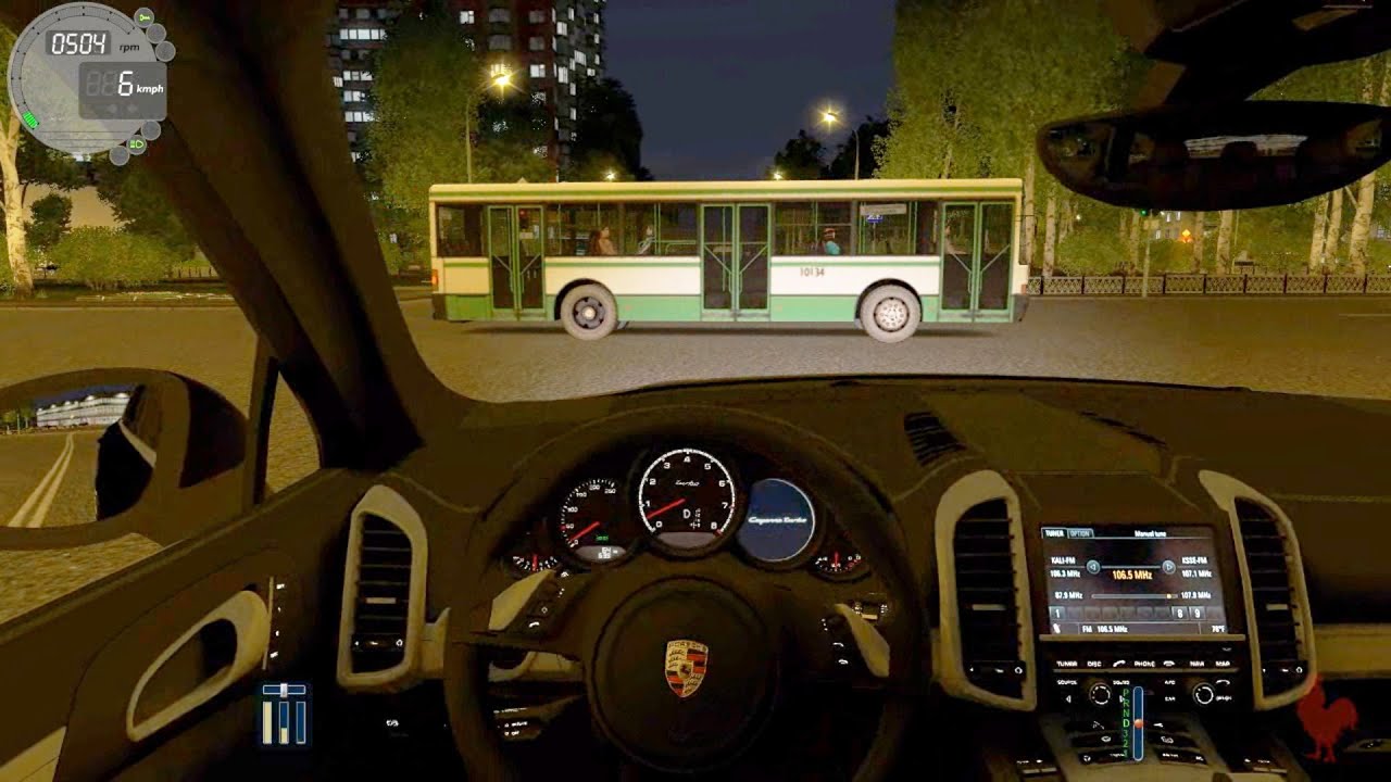 City Car Driving - Porsche Cayenne Turbo | Night Drive