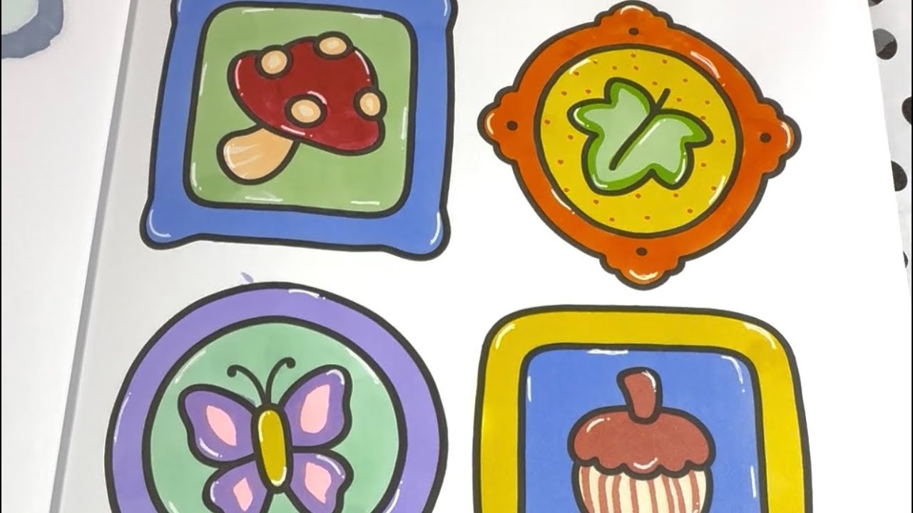 Satisfying coloring for relaxation and sleep using alcohol markers #satisfying #alcoholmarkers 